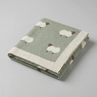Knitted Baby Blanket 90x70cm — Cozy Softness