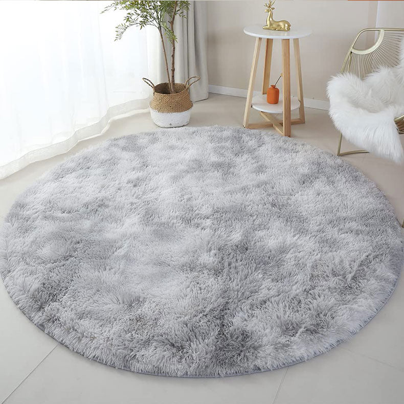 Fluffy Round Rug — Kids' Room Decor