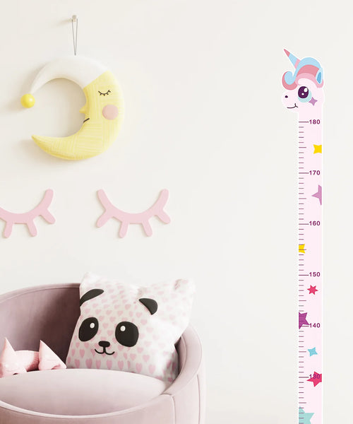 Animal Growth Chart Wall Decal — 180cm Height Stickers
