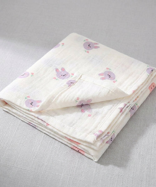 Double-Layer Swaddle Blanket — Soft Cotton Muslin