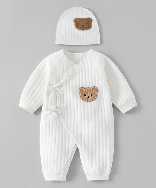 Combinaison Ourson 4 Saisons — avec Bonnet Assorti