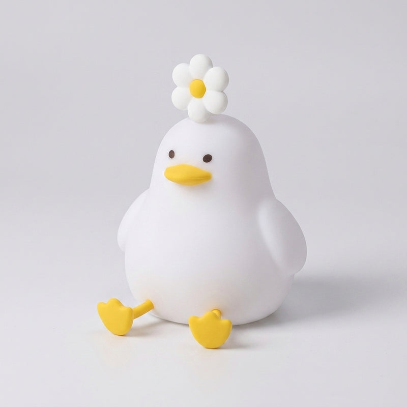 Rechargeable LED Duck Night Light — Silicone Touch