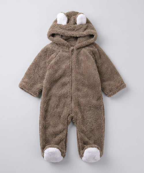 Bear Fleece Romper — Cosy Baby Sleepsuit