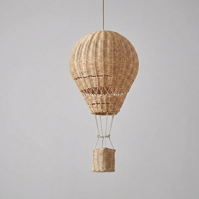 Suspension Lumineuse Montgolfières — Lustre Rotin LED