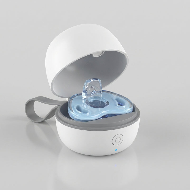Portable Pacifier Steriliser Case — 180-Second Cycle