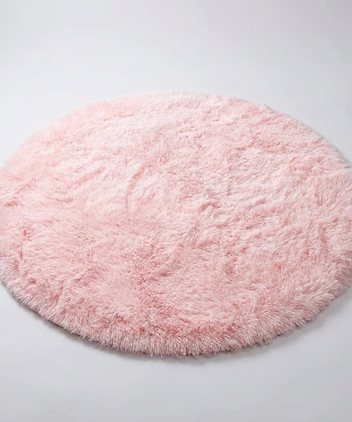 Tapis Rond Moelleux — Décoration Chambre Enfant
