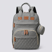 3-in-1 Diaper Backpack with Travel Bed