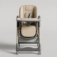 Reclining High Chair with Wheels — Foldable