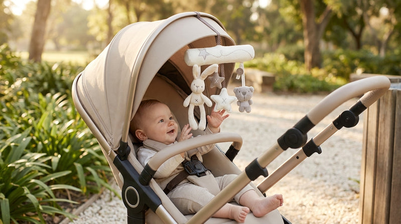 Plush Hanging Musical Rattle — Stroller & Crib