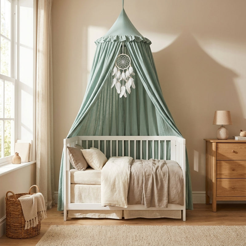 Hanging Dome Mosquito Net — Baby & Kids Bed Canopy