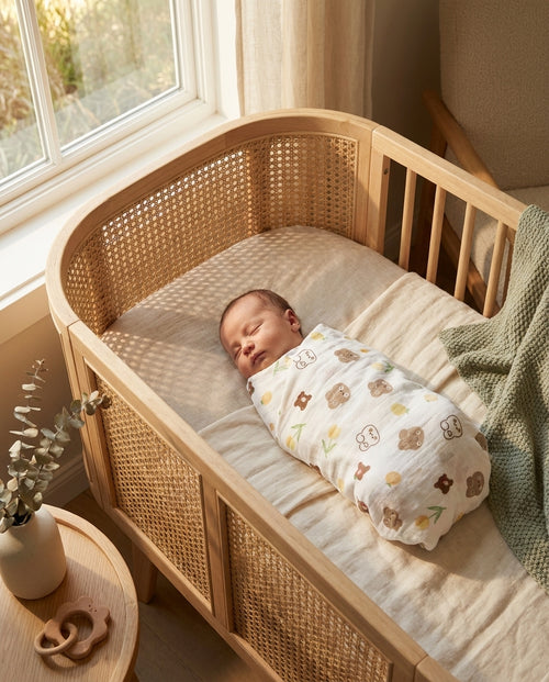 Double-Layer Swaddle Blanket — Soft Cotton Muslin