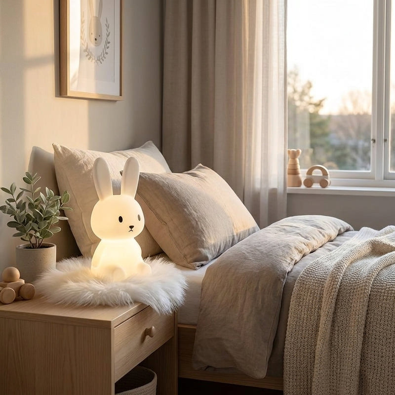 LED Touch Bunny Night Light — Soft Silicone