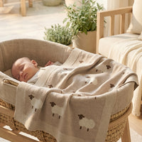 Knitted Baby Blanket 90x70cm — Cozy Softness