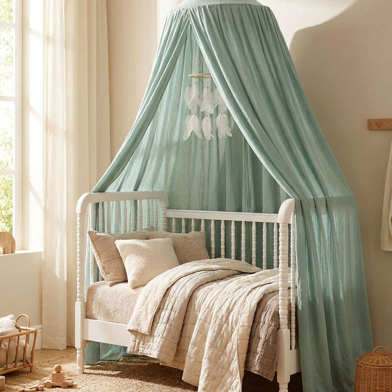 Princess Bed Canopy Veil — Kids' Room Decor