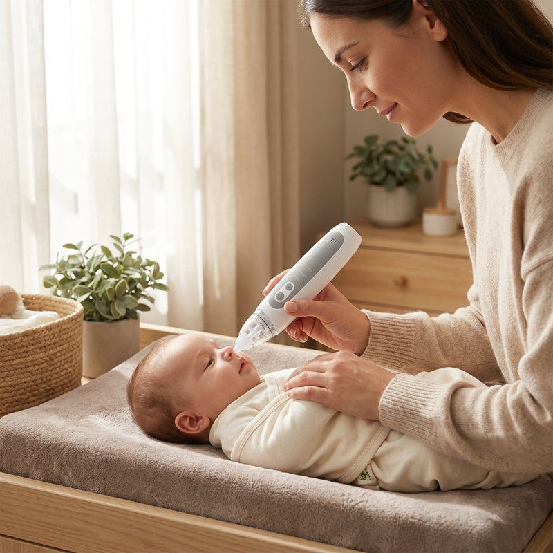 Rechargeable Electric Nasal Aspirator — Gentle Suction