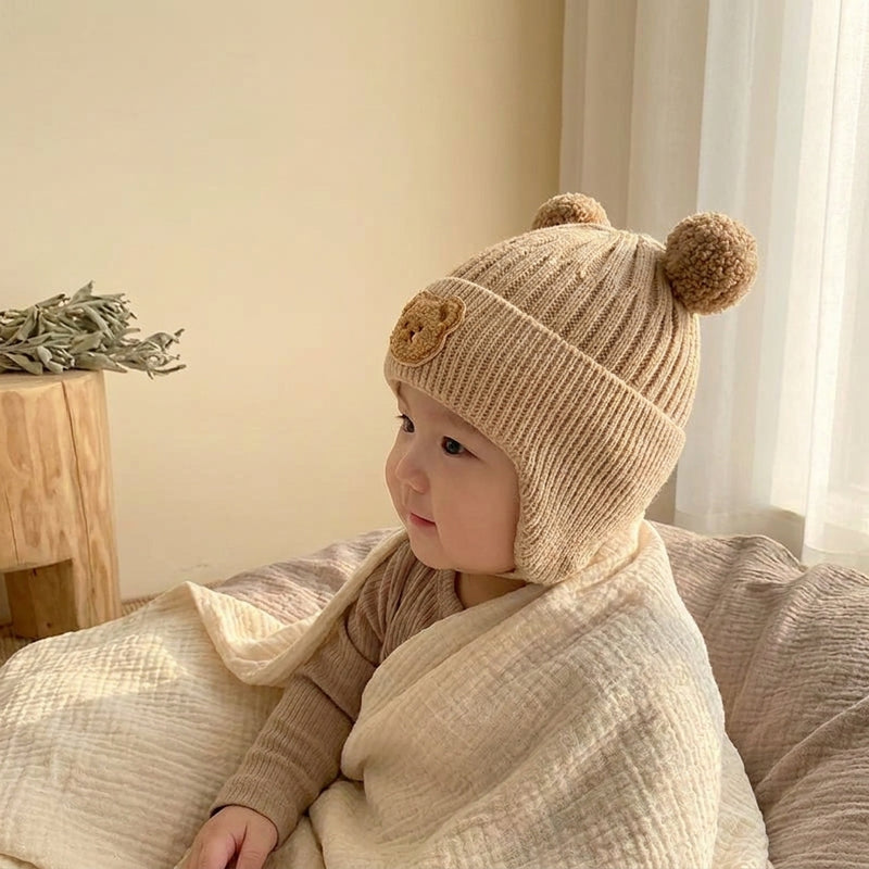 Bear Ear Baby Winter Hat