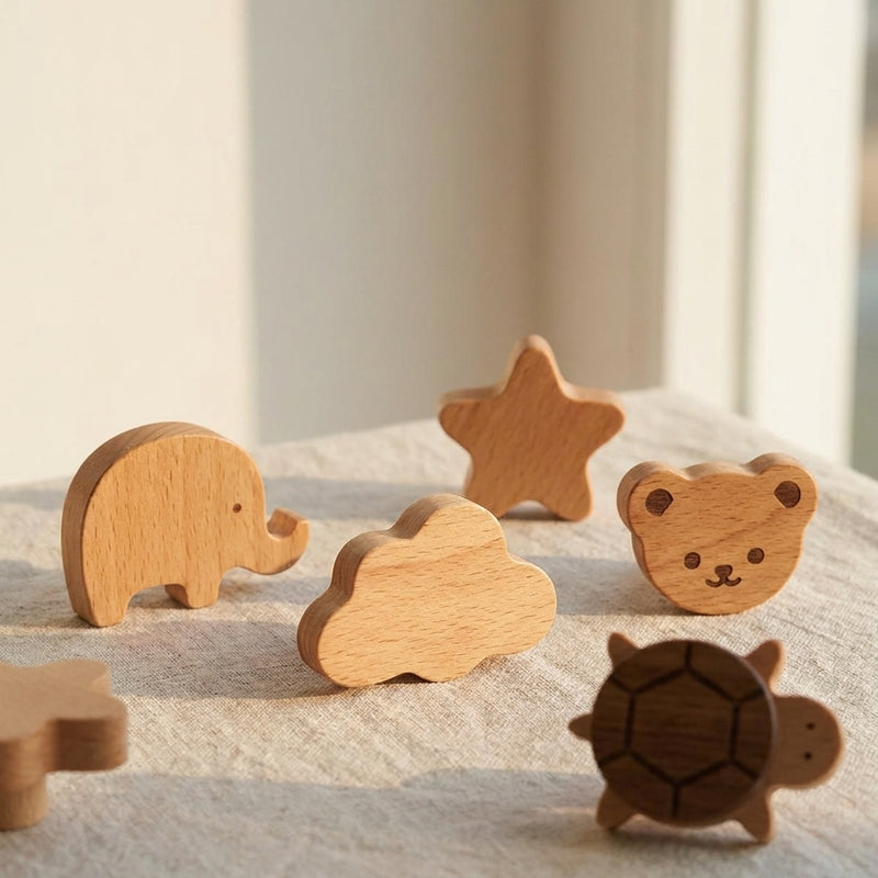 Wooden Animal Wall Hooks — Sweet Collection