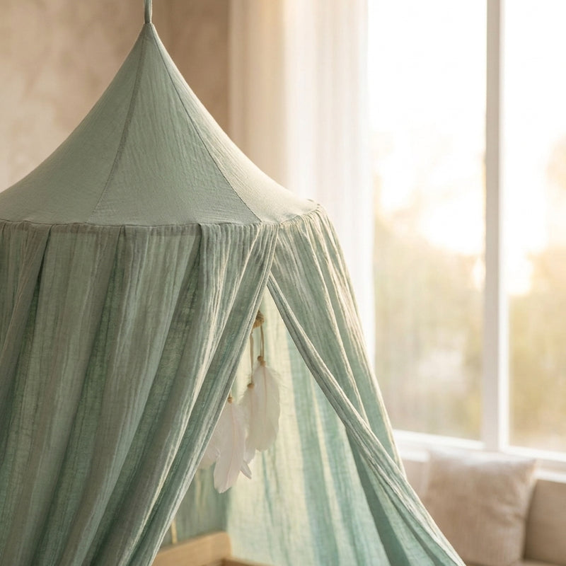 Princess Bed Canopy Veil — Kids' Room Decor