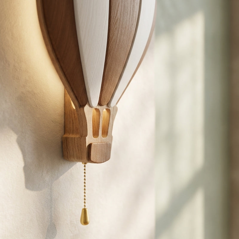 Lampe Murale LED Veilleuse — Montgolfière, Nuage ou Lune