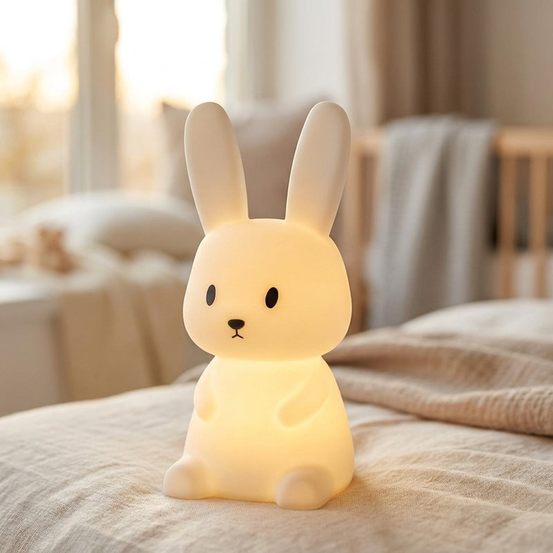 LED Touch Bunny Night Light — Soft Silicone