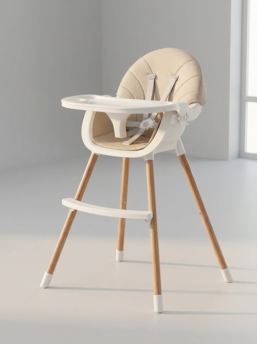 3-in-1 Convertible High Chair — 5-Point Harness