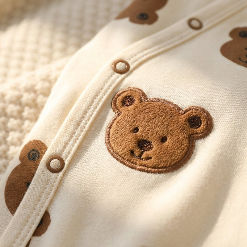 Body Hiver Ourson — Boutonnage Pratique