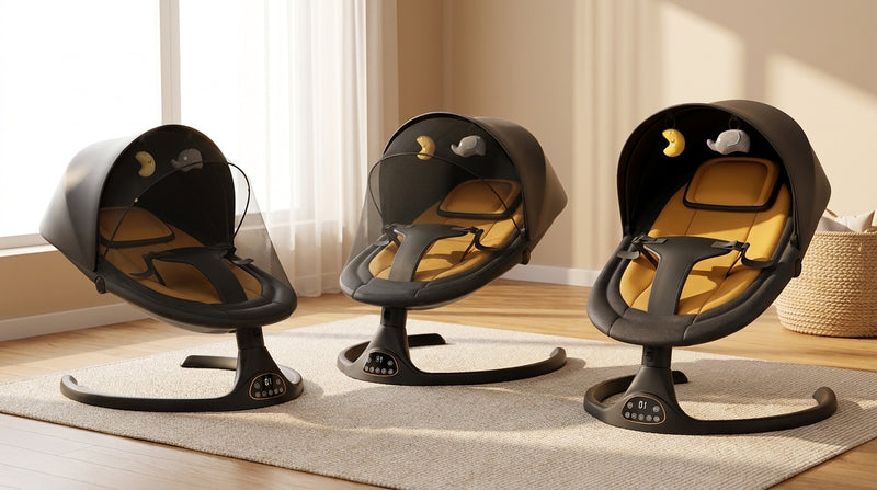 Smart Electric Baby Swing — Multi-Position Rocker