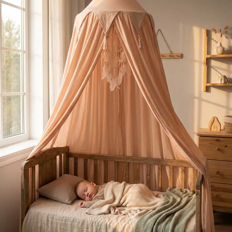 Hanging Dome Mosquito Net — Baby & Kids Bed Canopy