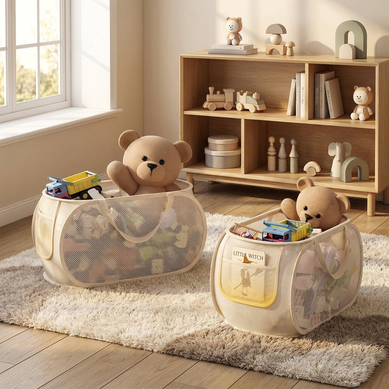 Foldable XXL Storage Basket — Toys & Plushies