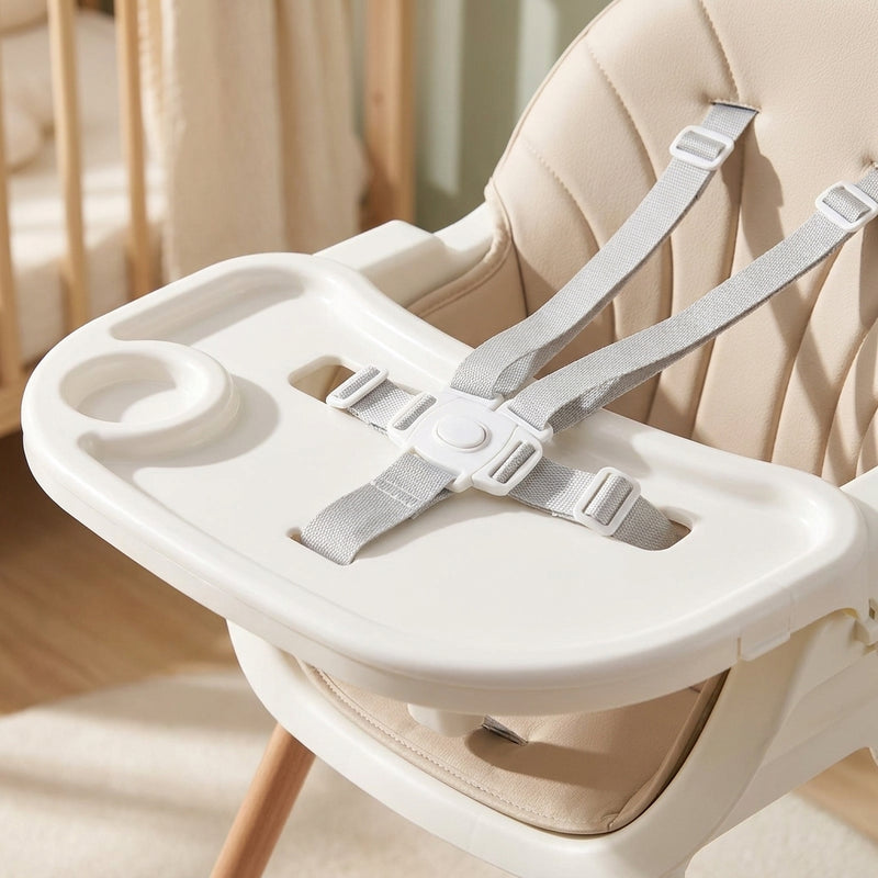 3-in-1 Convertible High Chair — 5-Point Harness