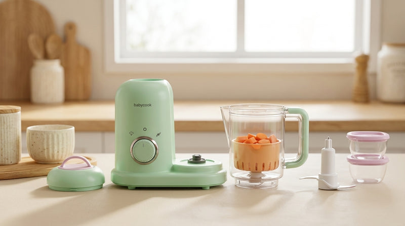 Baby Food Steam Cooker & Blender — Steam, Blend & Reheat