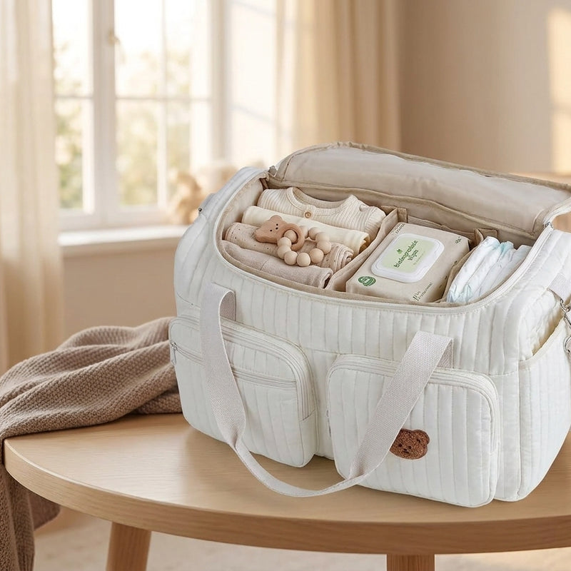 Sac de Maternité Matelassé Grand Format