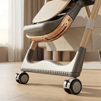 Reclining High Chair with Wheels — Foldable