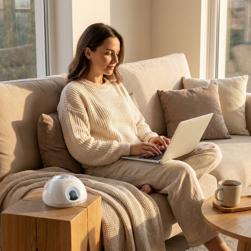 Hands-Free Portable Breast Pump — LED Display, 4 Modes