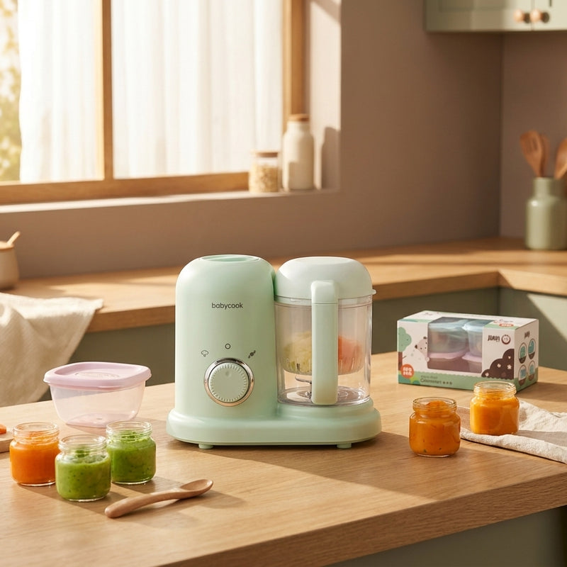 Baby Food Steam Cooker & Blender — Steam, Blend & Reheat
