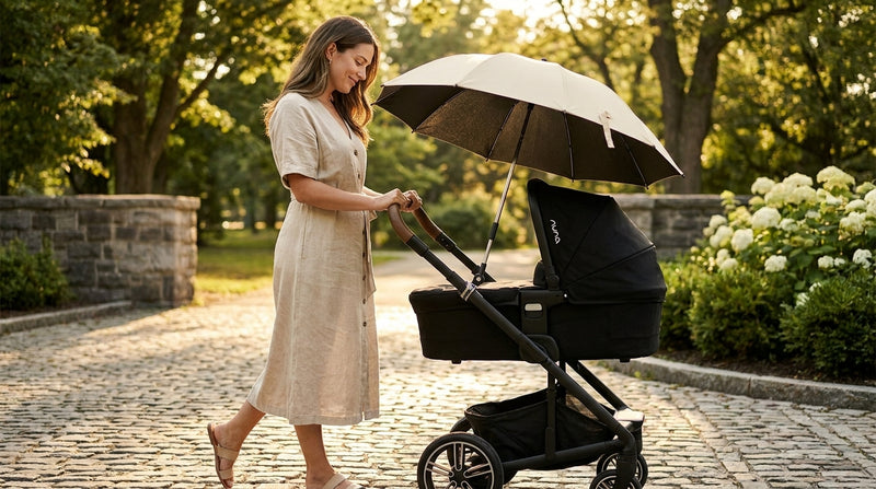 360° Stroller Parasol — Sun & Rain Protection