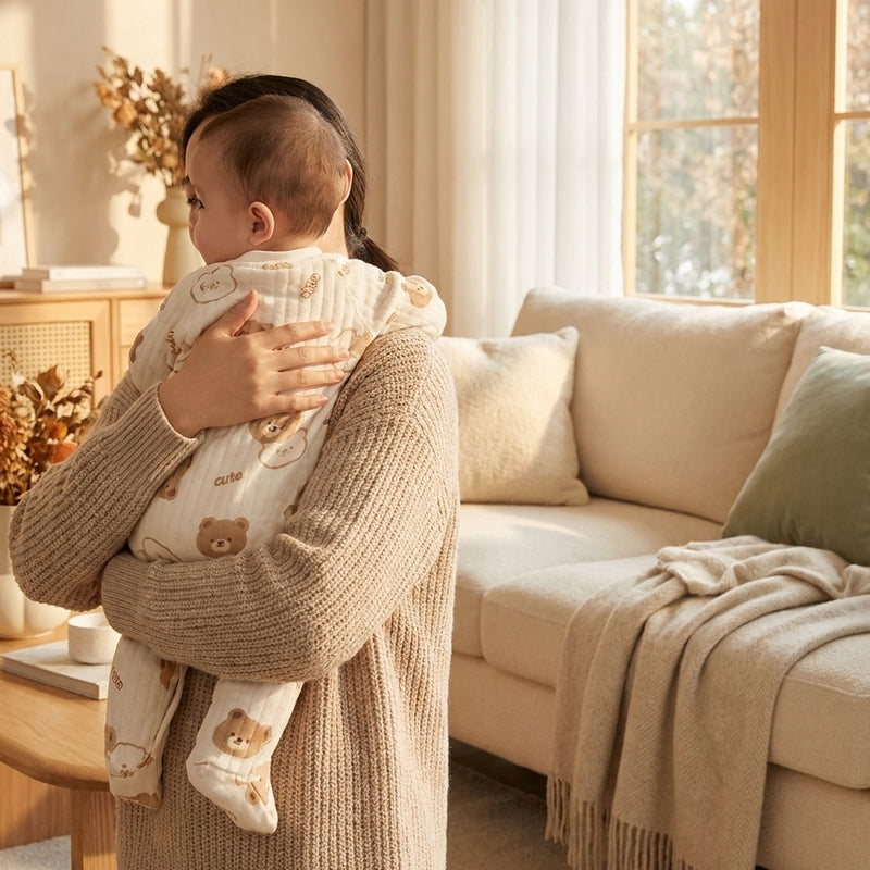 Combinaison Épaisse Ourson — Coton Chaud Hiver