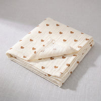 Double-Layer Swaddle Blanket — Soft Cotton Muslin