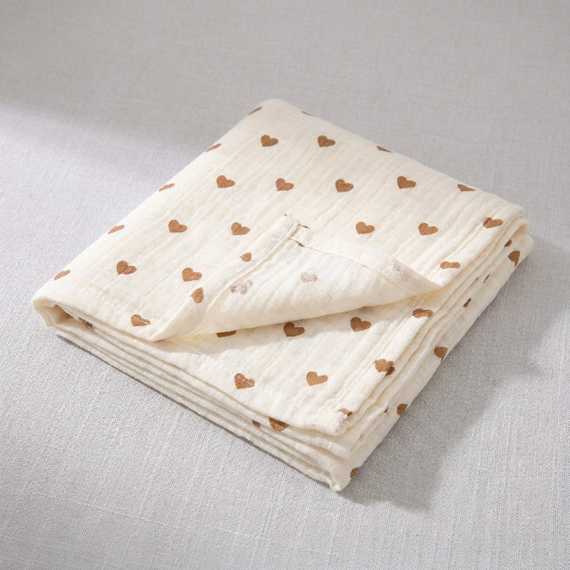 Double-Layer Swaddle Blanket — Soft Cotton Muslin