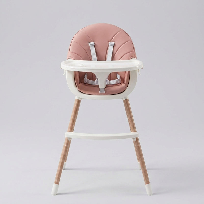 3-in-1 Convertible High Chair — 5-Point Harness