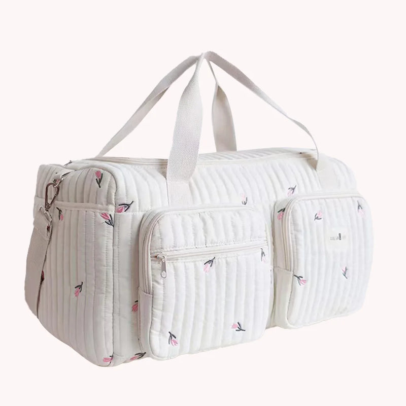 Large Quilted Maternity Bag