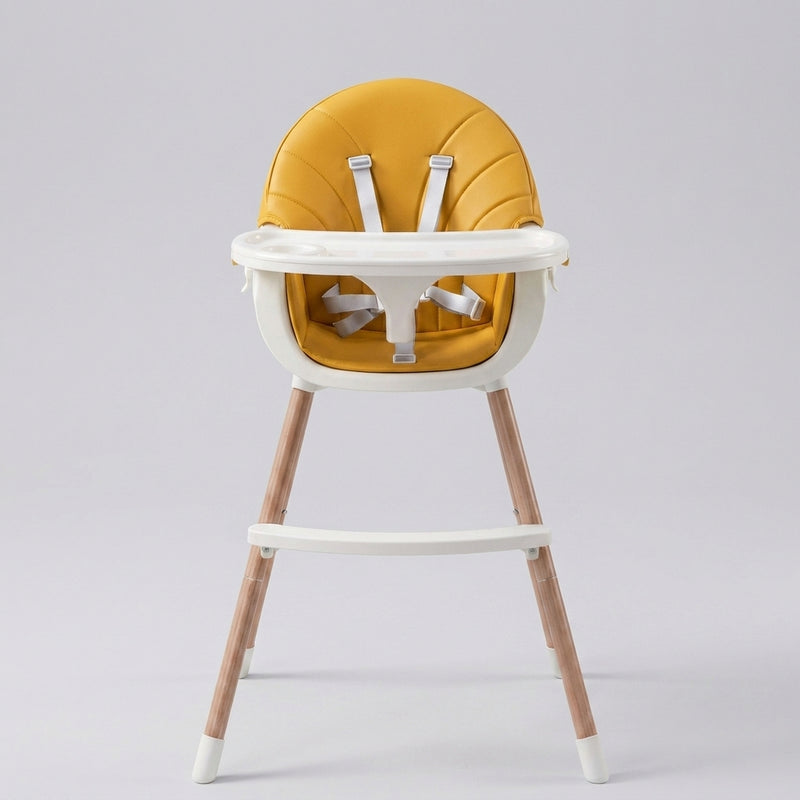 3-in-1 Convertible High Chair — 5-Point Harness